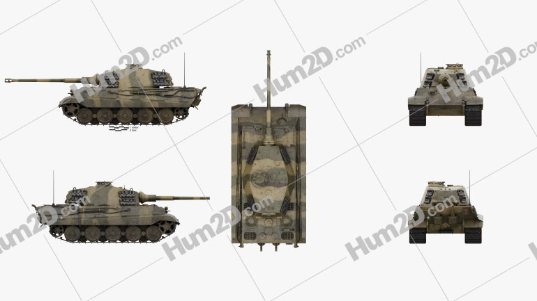 Tiger II Tank Blueprint Template