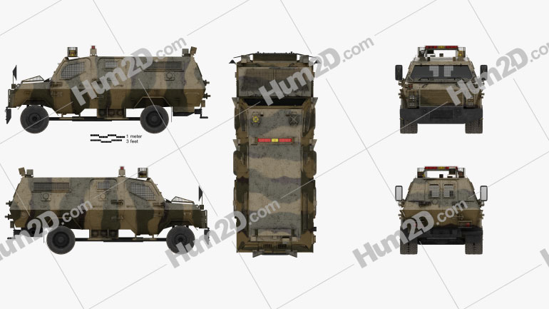 Wolf Armoured Vehicle Blueprint Template