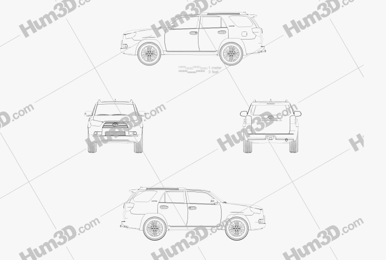 Toyota 4Runner 2013 Blueprint