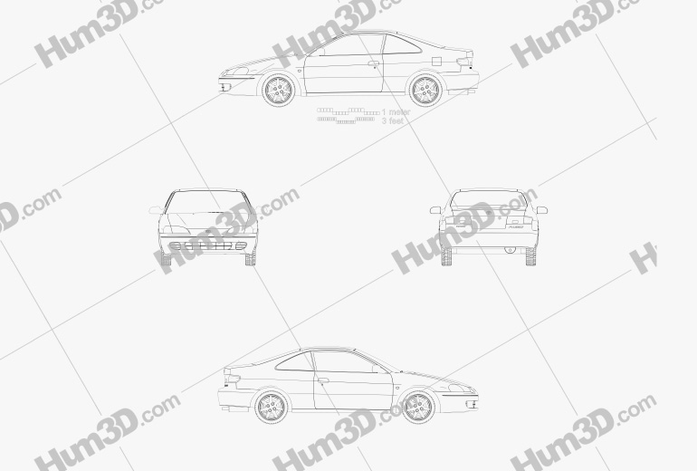 Toyota Paseo 1999 Blueprint