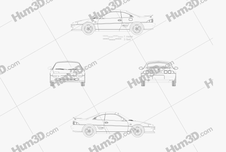 Toyota MR2 2000 Blueprint