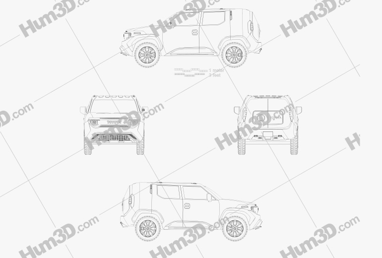 Toyota FT-4X 2019 Blueprint