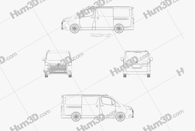 Toyota Granvia 2019 設計図