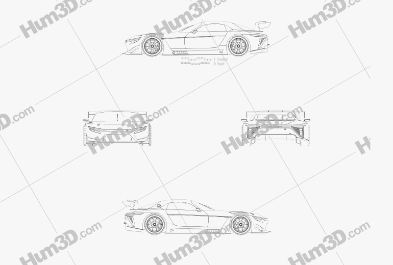 Toyota GR GT3 2022 Blueprint