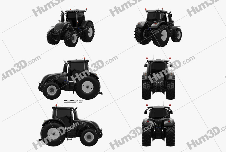 Valtra Serie S Tractor 2019 Blueprint Template