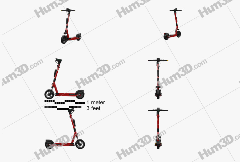 Voiager 5 e-scooter 2022 Blueprint Template
