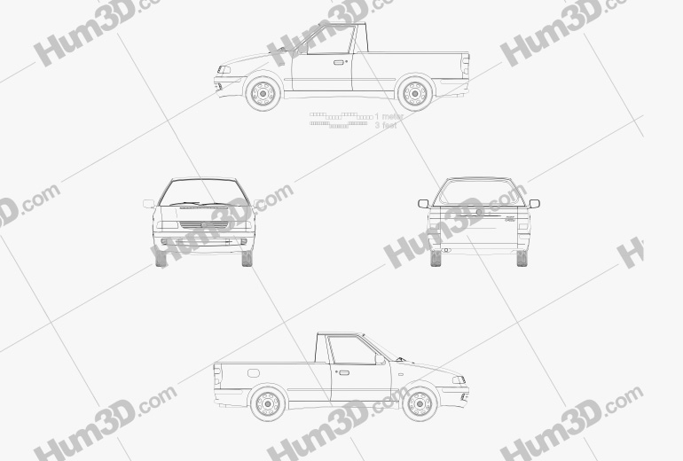 Volkswagen Caddy 2004 Blueprint
