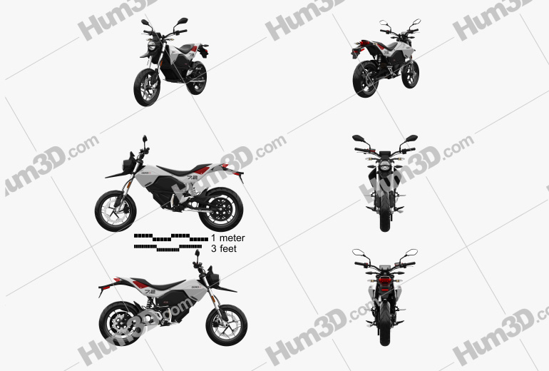 Zero Motorcycles FXE 2022 Blueprint Template