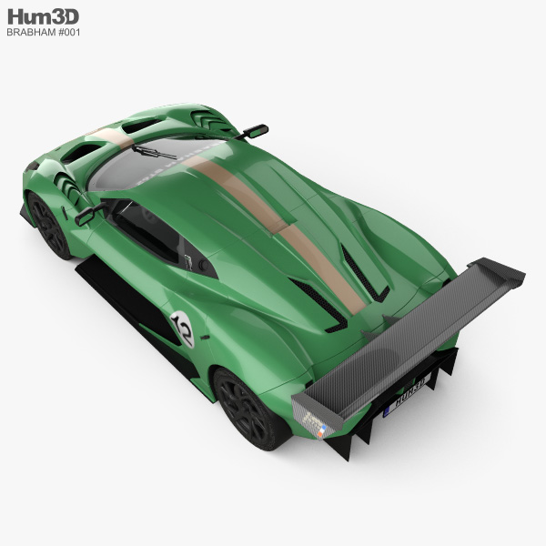 Brabham BT62 2021 3D model - Download Vehicles on