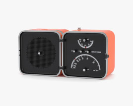 Brionvega Cubo TS502 ラジオ 3Dモデル