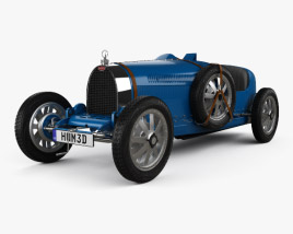 Bugatti Type 35 1924 3D模型