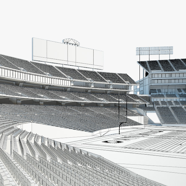 Oakland Coliseum 3D Stadium Replica - the Stadium Shoppe