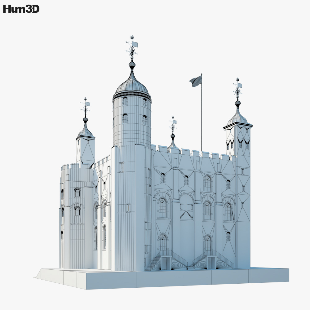 ロンドン塔 3Dモデル