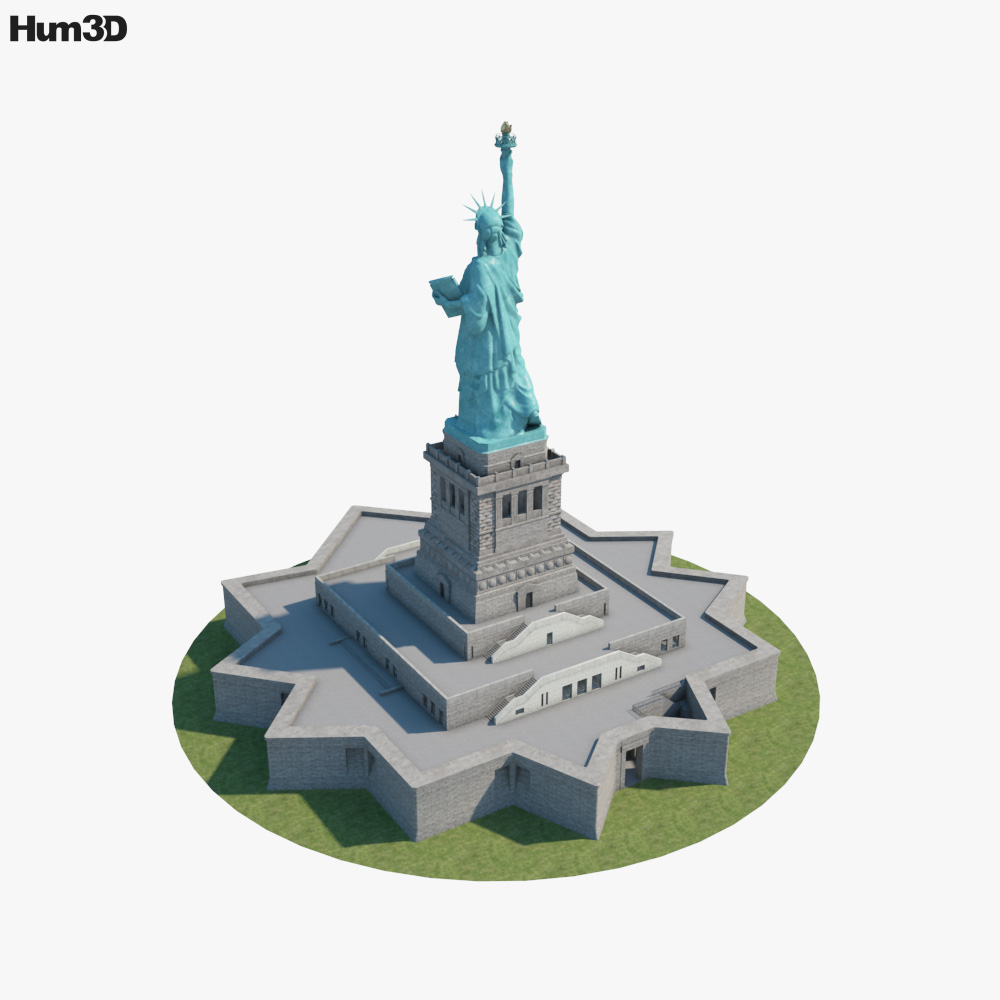 Statua della Libertà Modello 3D - Scarica Architettura on