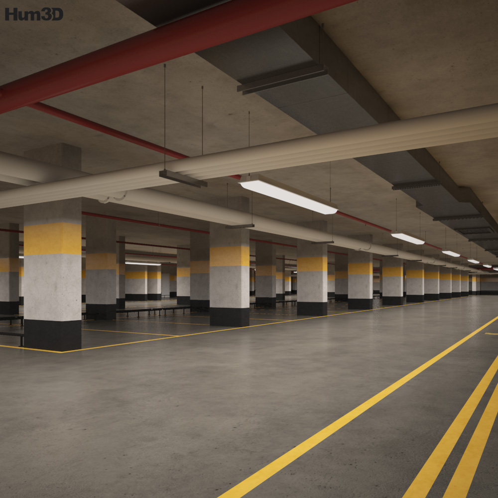 Espaço de estacionamento de caminhões Modelo 3D $85 - .ma .unknown - Free3D