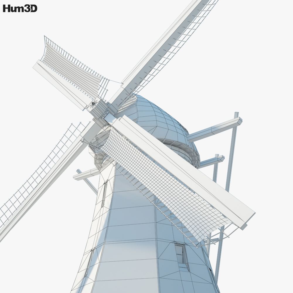 Desenho de moinho de vento 01 Modelo 3D $6 - .max .fbx .obj .unknown -  Free3D