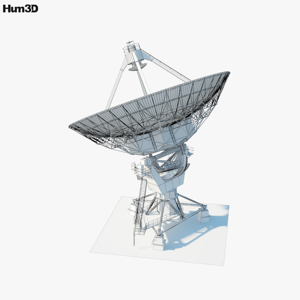 Antena de matriz muito grande Modelo 3d