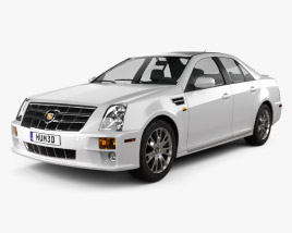 Cadillac STS 2010 3D 모델 