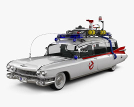 Cadillac Miller-Meteor Ghostbusters Ectomobile 3D model