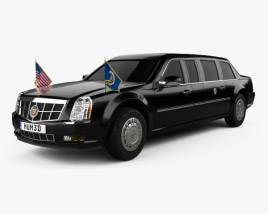 Cadillac US Presidential State Car 2016 3D-Modell