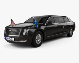 Cadillac US Presidential State Car 2023 3D model