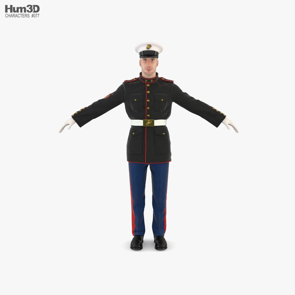 TD® Modèle de simulation de jouet de soldat du Corps des Marines