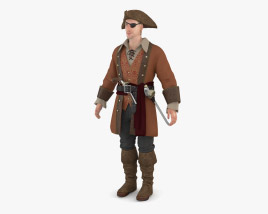 Капітан піратів 3D модель