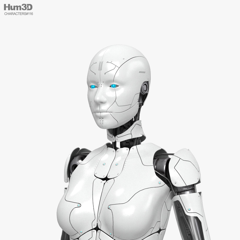 Cyborg hembra aparejada Modelo 3D $189 - .max - Free3D