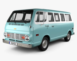 Chevrolet Sport Van 1968 3D model