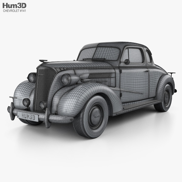 Chevrolet Master DeLuxe (GA) 1937 3Dモデル