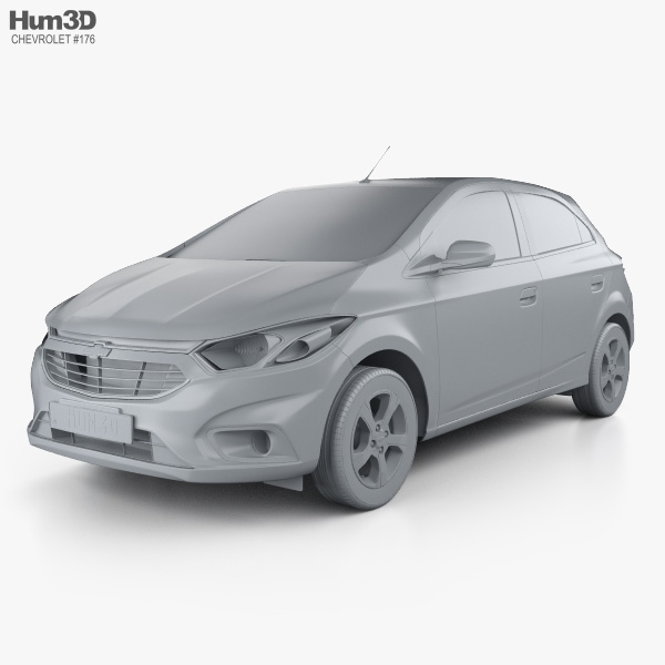 Chevrolet Onix 2019 3D model - Download Vehicles on