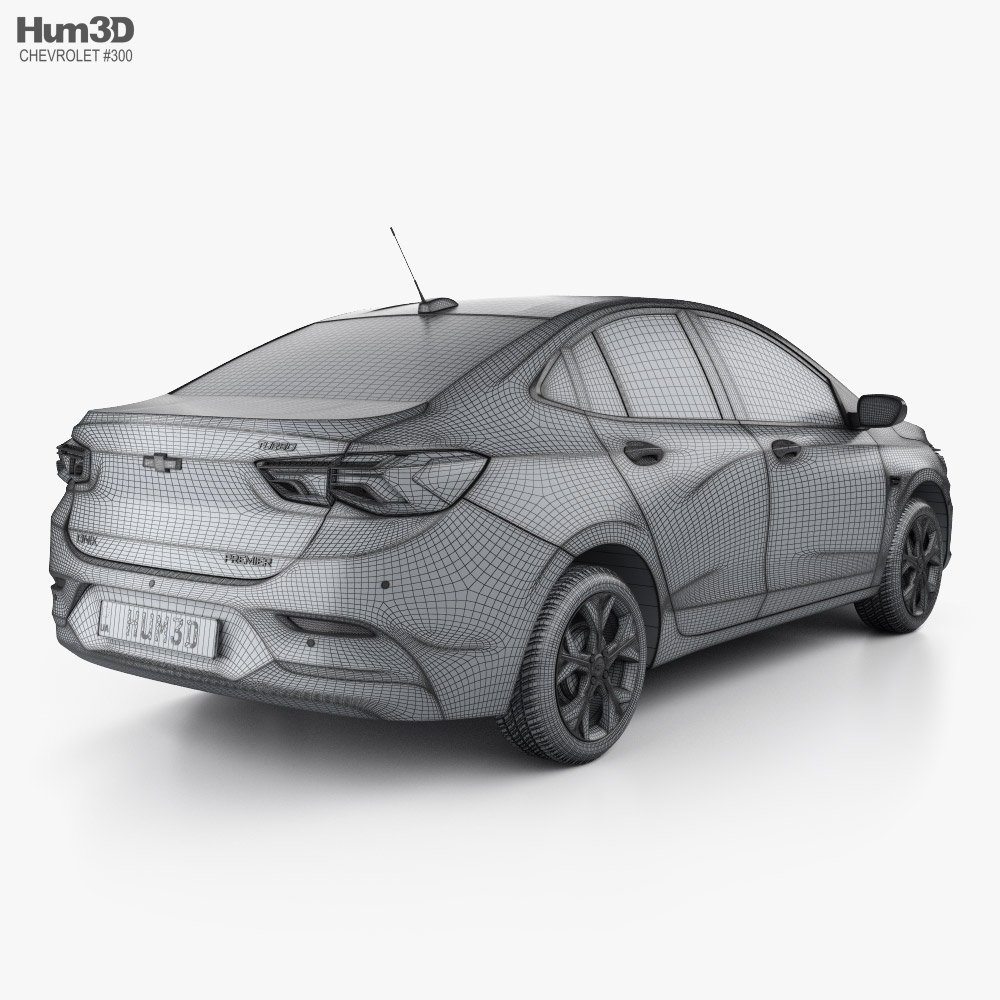 Chevrolet Onix Premier hatchback 2023 3D model - Download Vehicles on