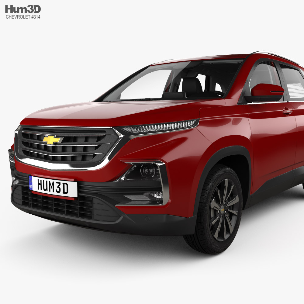 Chevrolet Captiva with HQ interior 2021 3D model
