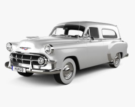Chevrolet Delivery 세단 1956 3D 모델 