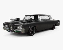 Chrysler Imperial Crown Green Hornet Black Beauty 1965 3D model