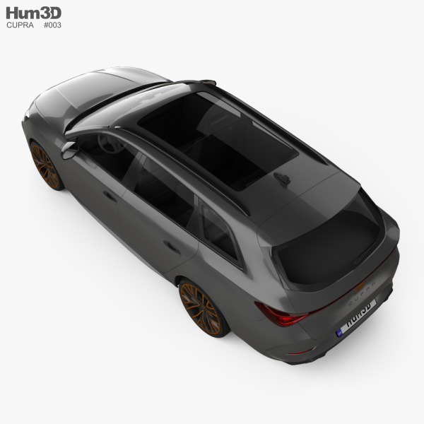 Seat Leon ST Cupra R 2019 3D Model in Wagon 3DExport