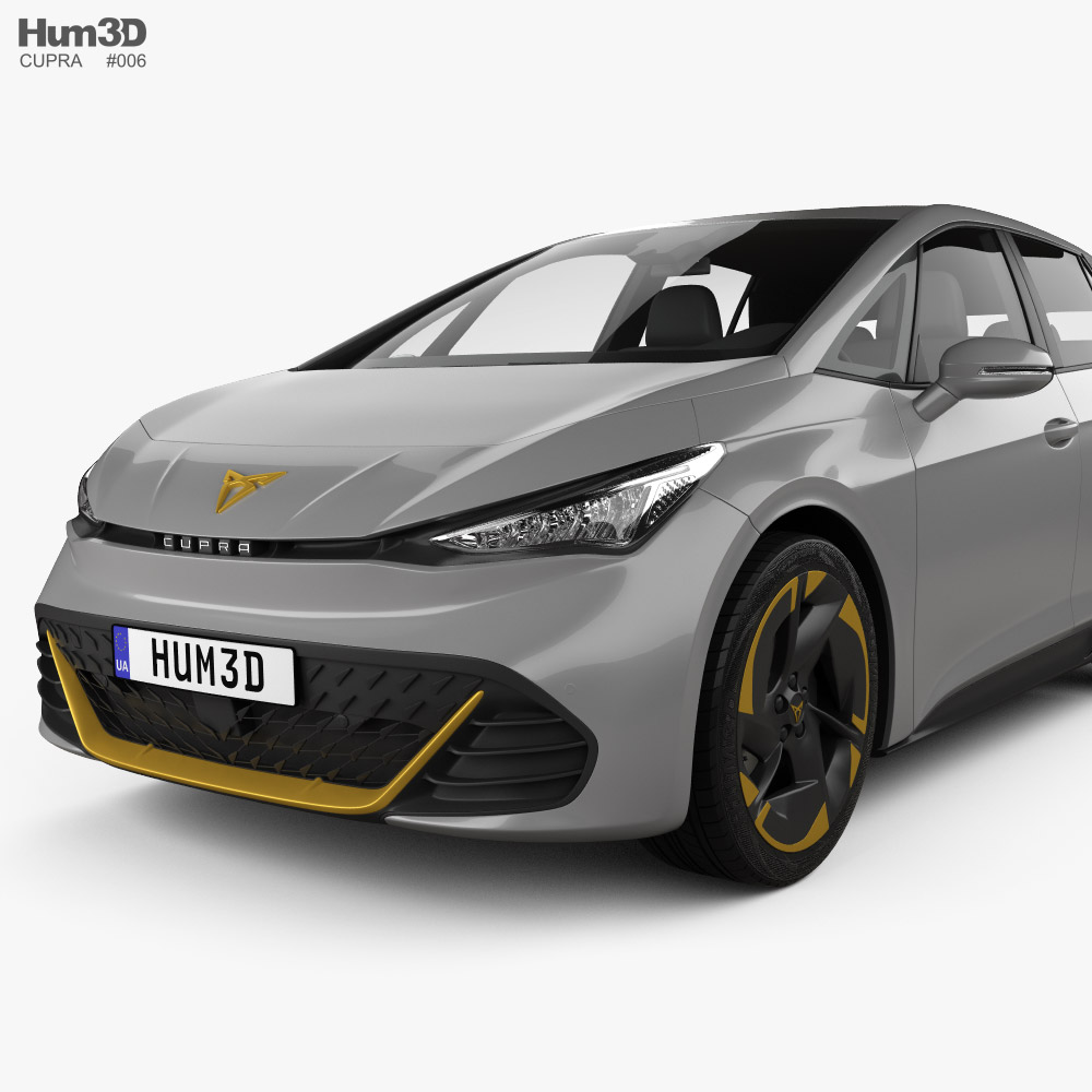 Cupra Born 2024 3D model - Download Vehicles on
