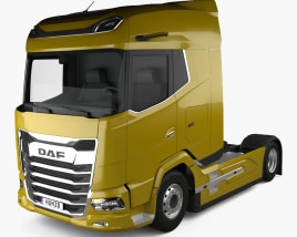 DAF XG FT Tractor Truck 2-axle 2021 3D model
