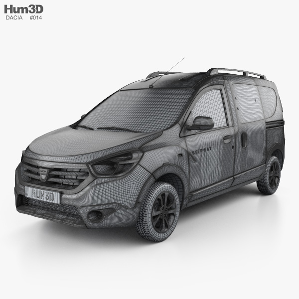Dacia Dokker Stepway 2017 3D model