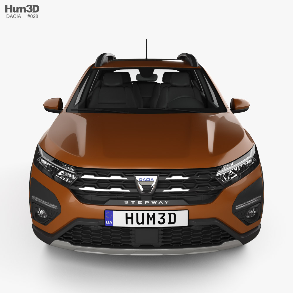 Dacia Sandero Stepway 2022 3D model - Download Vehicles on