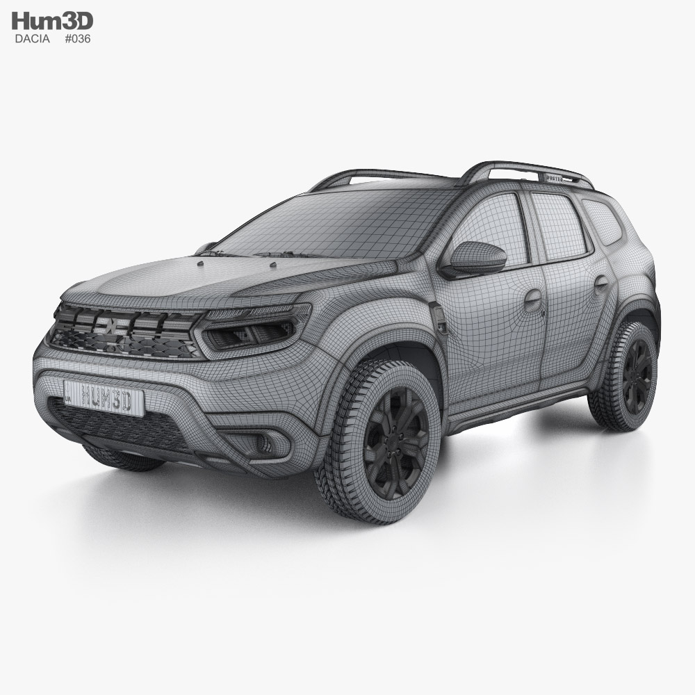 Dacia Duster Extreme 2024 3D model - Download Vehicles on