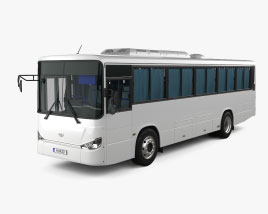 Daewoo BS106 Bus with HQ interior 2024 3D model