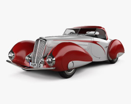 Delahaye 135M Figoni and Falaschi convertible 1937 3D model