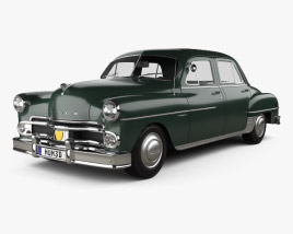 Dodge Coronet sedan 1950 3D model