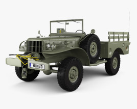 Dodge WC-52 (T214) 1942 3D model