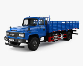 DongFeng EQ5121XLHL6D Flatbed Truck 2024 3D model