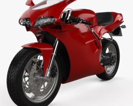 Ducati 748 Sport Bike 2004 3D model