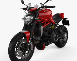 Ducati Monster 1200 R 2016 3D模型