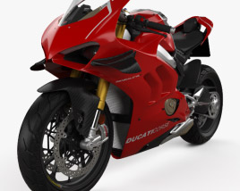 Ducati Panigale V4R 2019 3D 모델 