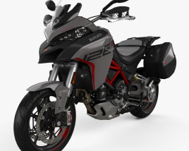 Ducati Multistrada 1260S GrandTour 2020 3D модель